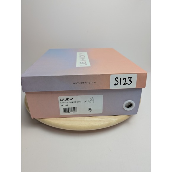 Lisa Vicky Laud Platform Wedge Sandals Womens 8 M Canyon Sun Ankle Strap Suede - Picture 10 of 10